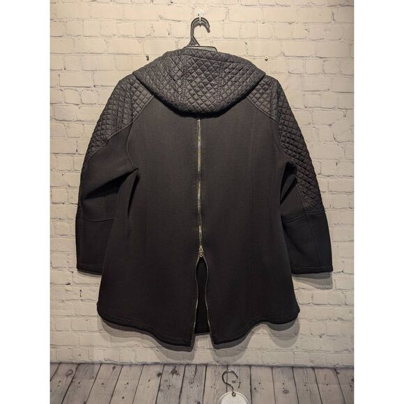 Michael kors black pea coat size 1X - Picture 5 of 9